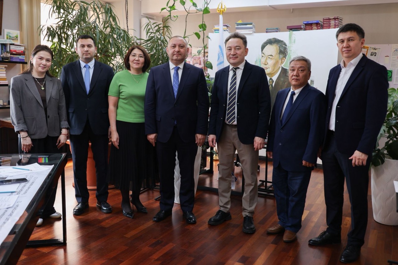 Satbayev Universiteti və ADAU rəhbərliyi bir arada - FOTOLAR